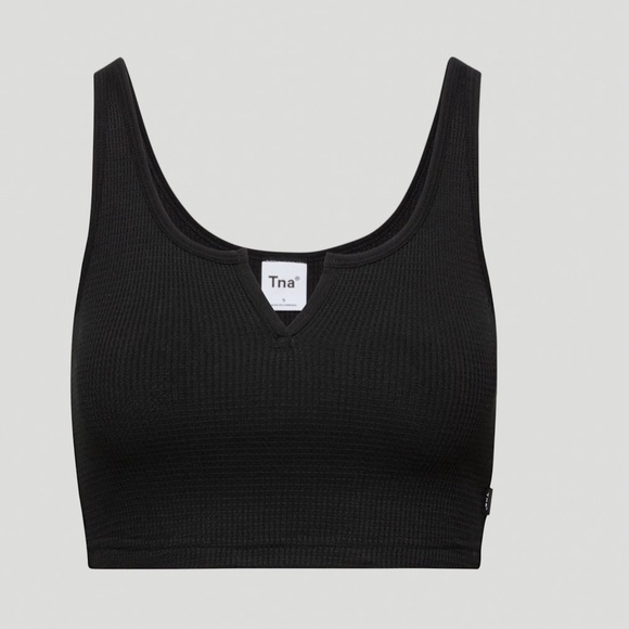 TNA | Tops | Tna Black Ribbed Tank | Poshmark
